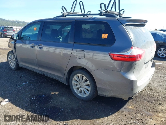 2016 Toyota Sienna LE with VIN 5TDJK3DC9GS130774, listed as a IAAI auction lot 42033495 with 228,289 mi miles. Bid and sale history available at carsss.com. Image 3.
