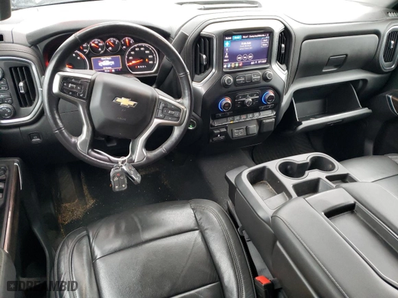 2019 Chevrolet Silverado 1500 LT with VIN 1GCRYDEK5KZ421440, listed as a Copart auction lot 86012844 with 98,164 mi miles and Salvage Title. Bid and sale history available at carsss.com. Image 8.