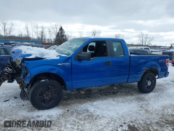 2014 Ford F-150 XL with VIN 1FTFX1EFXEKG30547, listed as a IAAI auction lot 41582539 with 117,314 mi miles. Bid and sale history available at carsss.com. Image 14.