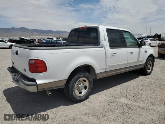 2001 Ford F-150 XLT with VIN 1FTRW07W41KA62569, listed as a Copart auction lot 56783475 with 222,630 mi miles and Clean title. Bid and sale history available at DreamBid. Image 3.