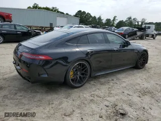 2019 Mercedes-Benz AMG GT with VIN WDD7X8KB4KA007978, listed as a Copart auction lot 64945444 with 0 mi miles and Salvage Title. Bid and sale history available at carsss.com. Image 3.