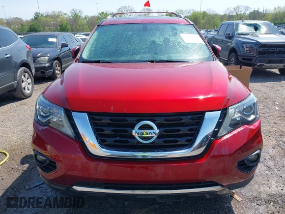 2018 Nissan Pathfinder SL with VIN 5N1DR2MN4JC665214, listed as a IAAI auction lot 41970395 with 183,111 mi miles. Bid and sale history available at carsss.com. Image 12.