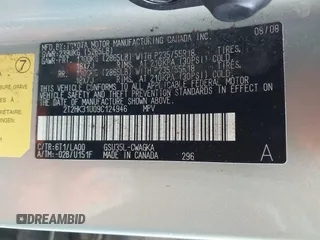 2009 Lexus RX 350 with VIN 2T2HK31U09C124946, listed as a IAAI auction lot 41967407 with 169,288 mi miles and . Bid and sale history available at DreamBid. Image 9.