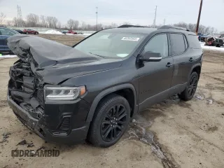 2023 GMC Acadia SLE with VIN 1GKKNRL48PZ172574, listed as a Copart auction lot 46303565 with 24,545 mi miles and Salvage title. Bid and sale history available at DreamBid. Image 1.