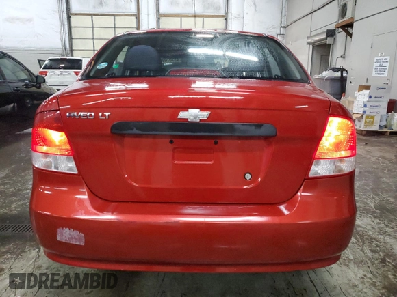 2006 Chevrolet Aveo LT z VIN KL1TG56676B588212, wystawiony jako Copart lot #45707035 z przebiegiem 127 807 mil mil oraz Szkoda całkowita • Salvage title. Historia ofert i sprzedaży dostępna na DreamBid. Obrazek 6.