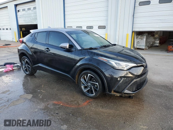 2021 Toyota C-HR LE with VIN NMTKHMBX2MR128910, listed as a Copart auction lot 51821735 with 37,533 mi miles and Salvage Title. Bid and sale history available at carsss.com. Image 4.