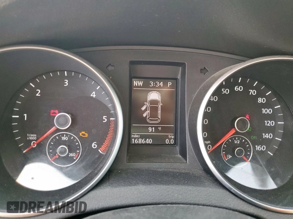 2012 Volkswagen Golf TDI z VIN WVWDM7AJXCW009568, wystawiony jako Copart lot #57956365 z przebiegiem 168 640 mil mil oraz Czysty tytuł • Clean title. Historia ofert i sprzedaży dostępna na DreamBid. Obrazek 9.