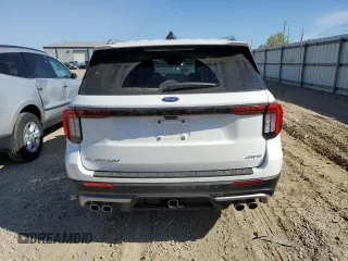 2025 Ford Explorer Platinum with VIN 1FMWK8HC5SGA29484, listed as a Copart auction lot 54720435 with 4,405 mi miles and Salvage title. Bid and sale history available at DreamBid. Image 6.