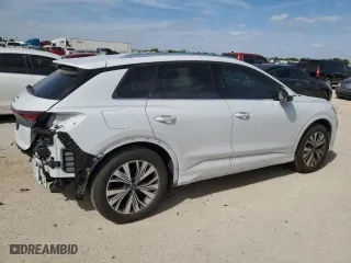 2023 Audi Q4 e-tron Premium Plus with VIN WA1BCBFZ6PP005149, listed as a Copart auction lot 47127014 with 9,183 mi miles and Salvage Title. Bid and sale history available at carsss.com. Image 3.