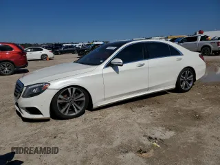 2015 Mercedes-Benz S 550 with VIN WDDUG8CB5FA074757, listed as a Copart auction lot 46002355 with 114,888 mi miles and Salvage Title. Bid and sale history available at carsss.com. Image 1.