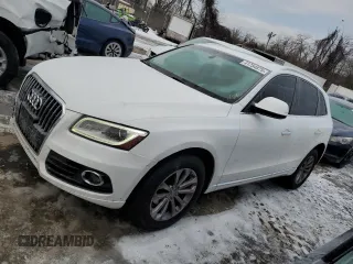 2015 Audi Q5 Premium with VIN WA1CFAFP0FA092794, listed as a Copart auction lot 41754875 with 165,804 mi miles and Salvage Title. Bid and sale history available at carsss.com. Image 1.