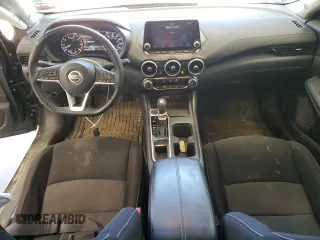 2022 Nissan Sentra SV with VIN 3N1AB8CV3NY206885, listed as a Copart auction lot 50695795 with 56,789 mi miles and Salvage Title. Bid and sale history available at DreamBid. Image 8.