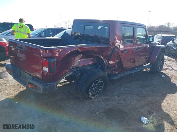 2021 Jeep Gladiator Mojave with VIN 1C6JJTEG5ML518416, listed as a IAAI auction lot 41415756 with 40,073 mi miles. Bid and sale history available at carsss.com. Image 4.