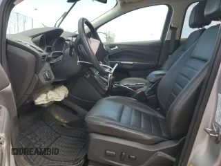 2014 Ford Escape Titanium with VIN 1FMCU9JXXEUD12887, listed as a Copart auction lot 53915035 with 95,679 mi miles and Salvage Title. Bid and sale history available at carsss.com. Image 7.