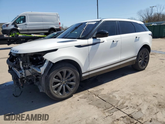 2018 Land Rover Range Rover Velar R-Dynamic SE with VIN SALYL2RX1JA776504, listed as a Copart auction lot 48592815 with 86,125 mi miles and Salvage Title. Bid and sale history available at carsss.com. Image 1.