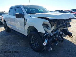 2023 Ford F-150 XL with VIN 1FTEW1E80PFB02768, listed as a IAAI auction lot 41556743 with 16,349 mi miles. Bid and sale history available at carsss.com. Image 1.