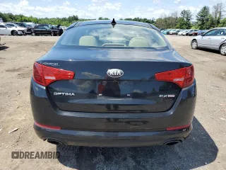 2013 Kia Optima EX with VIN 5XXGN4A72DG224572, listed as a Copart auction lot 61649305 with 114,336 mi miles and Salvage title. Bid and sale history available at DreamBid. Image 6.