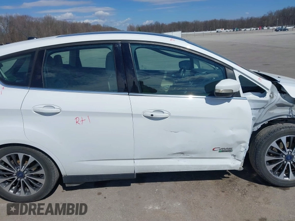 2017 Ford C-Max Energi Titanium with VIN 1FADP5FU4HL101319, listed as a IAAI auction lot 41837912 with 158,536 mi miles. Bid and sale history available at carsss.com. Image 13.