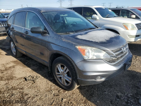 2010 Honda CR-V EX with VIN 3CZRE4H55AG703665, listed as a Copart auction lot 50958875 with 113,940 mi miles and Salvage Title. Bid and sale history available at carsss.com. Image 4.