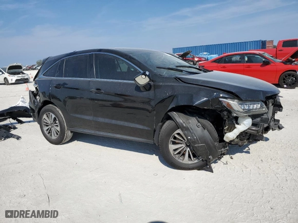 2017 Acura RDX w/Advance Pkg with VIN 5J8TB3H74HL019799, listed as a Copart auction lot 43825545 with 0 mi miles and Salvage Title. Bid and sale history available at carsss.com. Image 4.
