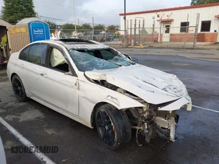 2015 BMW 3 Series 328i with VIN WBA3A5C5XFF609453, listed as a IAAI auction lot 40346847 with Not provided miles and . Bid and sale history available at DreamBid. Image 1.