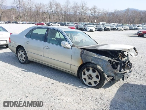 2002 Lexus LS 430 with VIN JTHBN30F320091170, listed as a IAAI auction lot 41816208 with Not Provided miles and . Bid and sale history available at carsss.com. Image 1.