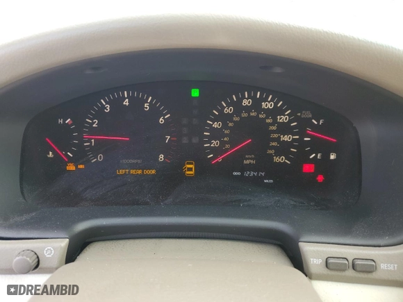 2003 Lexus LS 430 with VIN JTHBN30F530101697, listed as a Copart auction lot 48153815 with 123,414 mi miles and Salvage Title. Bid and sale history available at carsss.com. Image 9.