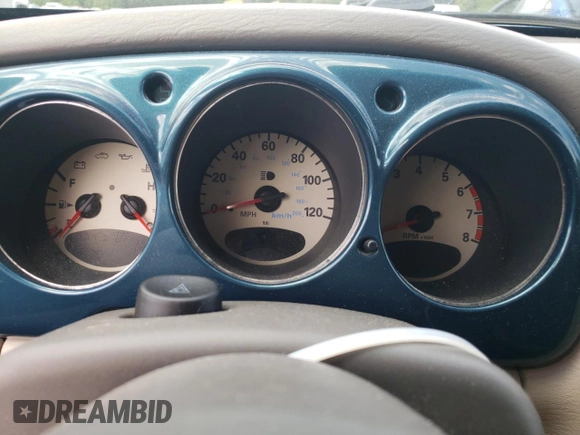 2001 Chrysler PT Cruiser with VIN 3C4FY4BB81T292266, listed as a Copart auction lot 61337454 with Not Provided miles and Clean Title. Bid and sale history available at DreamBid. Image 9.