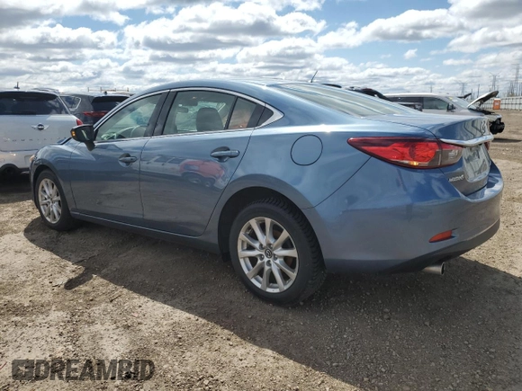 2015 Mazda 6 i Sport with VIN JM1GJ1U64F1163382, listed as a Copart auction lot 53110995 with 90,326 mi miles and Salvage Title. Bid and sale history available at DreamBid. Image 2.