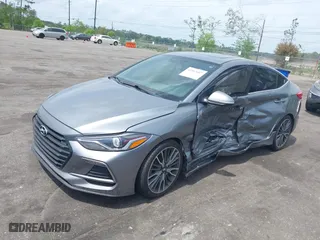 2018 Hyundai Elantra Sport with VIN KMHD04LB0JU597002, listed as a IAAI auction lot 41983087 with 95,583 mi miles. Bid and sale history available at carsss.com. Image 17.