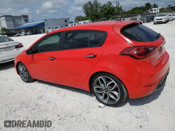 2015 Kia Forte 5-Door SX with VIN KNAFZ5A3XF5325611, listed as a Copart auction lot 54336765 with 166,230 mi miles and Clean Title. Bid and sale history available at carsss.com. Image 2.