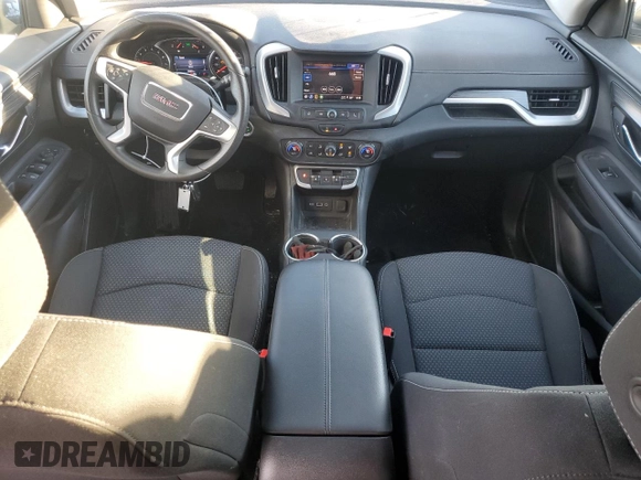 2023 GMC Terrain SLE with VIN 3GKALTEG1PL129661, listed as a Copart auction lot 43905095 with 38,361 mi miles and Salvage Title. Bid and sale history available at DreamBid. Image 8.