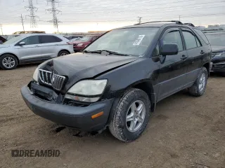 2001 Lexus RX 300 with VIN JTJHF10U610203659, listed as a Copart auction lot 41648775 with 194,629 mi miles and Salvage Title. Bid and sale history available at carsss.com. Image 1.