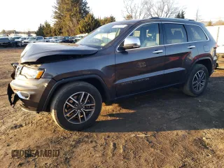 2021 Jeep Grand Cherokee 80th Anniversary with VIN 1C4RJFBG4MC817381, listed as a Copart auction lot 44707125 with 34,516 mi miles and Salvage Title. Bid and sale history available at carsss.com. Image 1.