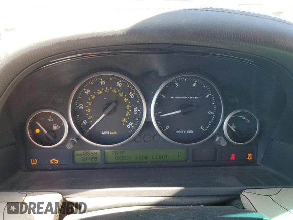 2008 Land Rover Range Rover SC with VIN SALMF13448A293842, listed as a Copart auction lot 53118915 with 134,429 mi miles and Salvage title. Bid and sale history available at DreamBid. Image 9.