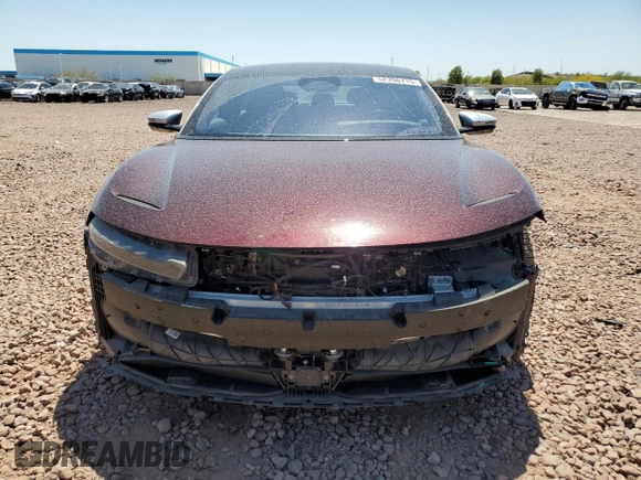 2022 Lucid Air Grand Touring with VIN 50EA1GBA3NA003973, listed as a Copart auction lot 52396715 with 58,351 mi miles and Salvage Title. Bid and sale history available at carsss.com. Image 5.