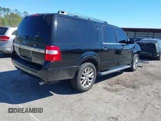 2017 Ford Expedition EL Limited with VIN 1FMJK1KT5HEA52617, listed as a IAAI auction lot 41865482 with 165,623 mi miles. Bid and sale history available at carsss.com. Image 4.