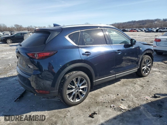 2021 Mazda CX-5 Signature with VIN JM3KFBEY0M0410019, listed as a Copart auction lot 89194805 with 41,489 mi miles and Salvage Title. Bid and sale history available at carsss.com. Image 3.