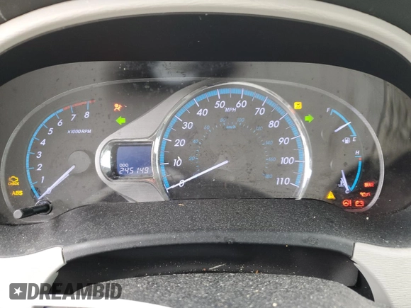 2011 Toyota Sienna XLE AAS with VIN 5TDYK3DC3BS175507, listed as a Copart auction lot 53231855 with 245,149 mi miles and Clean title. Bid and sale history available at DreamBid. Image 9.