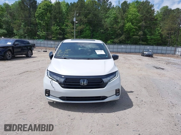 2024 Honda Odyssey Sport with VIN 5FNRL6H78RB064563, listed as a IAAI auction lot 42071907 with 7,628 mi miles and . Bid and sale history available at DreamBid. Image 12.