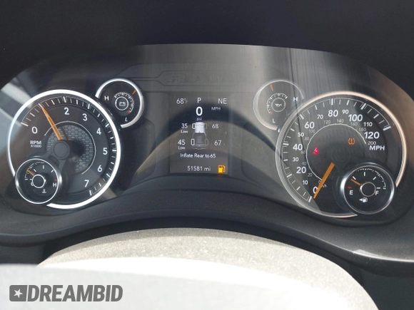 2022 Ram 2500 Tradesman with VIN 3C6UR5HJ8NG366140, listed as a IAAI auction lot 42468290 with 51,581 mi miles and . Bid and sale history available at DreamBid. Image 7.