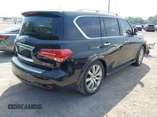 2014 Infiniti QX80 with VIN JN8AZ2NEXE9064144, listed as a IAAI auction lot 42810995 with 210,231 mi miles and . Bid and sale history available at DreamBid. Image 4.