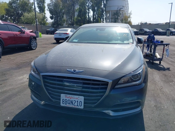 2018 Genesis G80 3.8L with VIN KMHGN4JE8JU257690, listed as a IAAI auction lot 42539996 with 50,619 mi miles and . Bid and sale history available at DreamBid. Image 13.
