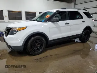 2013 Ford Utility Police Interceptor with VIN 1FM5K8AR1DGC15827, listed as a Copart auction lot 78405194 with 0 mi miles and Salvage Title. Bid and sale history available at carsss.com. Image 1.
