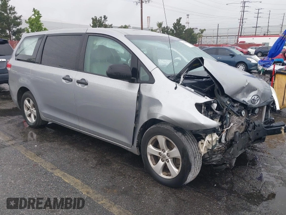 2012 Toyota Sienna z VIN 5TDZK3DC6CS263912, wystawiony jako IAAI lot #42174360 z przebiegiem 95 216 mil mil oraz . Historia ofert i sprzedaży dostępna na DreamBid. Obrazek 1.