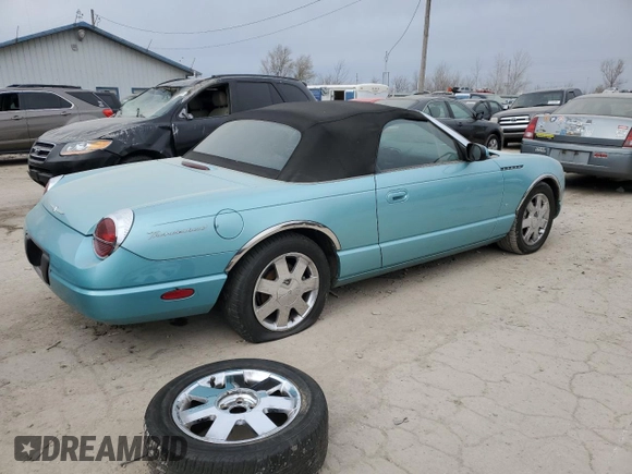 2002 Ford Thunderbird Hardtop Premium with VIN 1FAHP60A62Y117960, listed as a Copart auction lot 82361264 with Not Provided miles and Salvage Title. Bid and sale history available at DreamBid. Image 3.