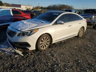 2016 Hyundai Sonata 2.4L Sport with VIN 5NPE34AF8GH321093, listed as a Copart auction lot 87178304 with 171,087 mi miles and Salvage Title. Bid and sale history available at carsss.com. Image 1.