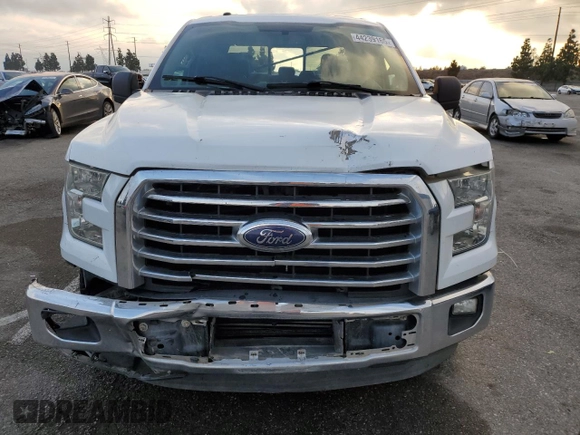2015 Ford F-150 XL with VIN 1FTEW1CG5FKD43418, listed as a Copart auction lot 44239165 with 208,295 mi miles and Salvage title. Bid and sale history available at DreamBid. Image 5.