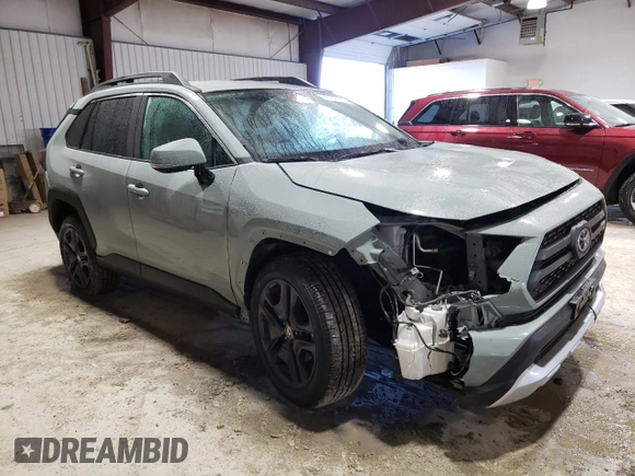 2023 Toyota RAV4 Adventure with VIN 2T3J1RFV8PW362575, listed as a Copart auction lot 43736115 with 36,402 mi miles and Salvage Title. Bid and sale history available at carsss.com. Image 4.
