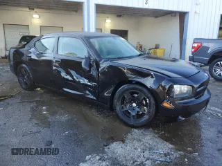 2007 Dodge Charger with VIN 2B3KA43G37H881399, listed as a Copart auction lot 46156695 with 161,332 mi miles and Salvage Title. Bid and sale history available at DreamBid. Image 4.